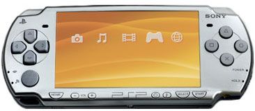 Sony PSP 2000 Playstation портативна сребриста система за игра - Daxter комплект