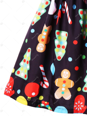 Colorful dress with Christmas Print, DRESSPRO