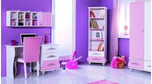 Princess bedroom Cinderella, purple