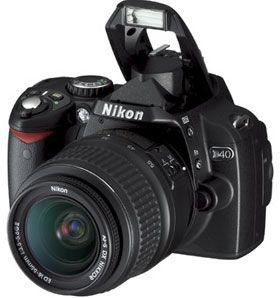 Nikon D40 Digital SLR Camera With Lens