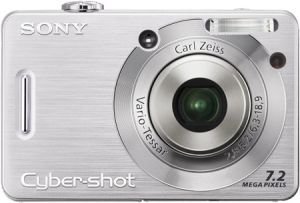 Sony Cyber-Shot Сребрист Дигитален Фотоапарат - DSCW55