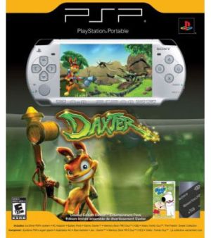 Sony PSP 2000 Playstation Portable Daxter Bundle Silver Gaming System