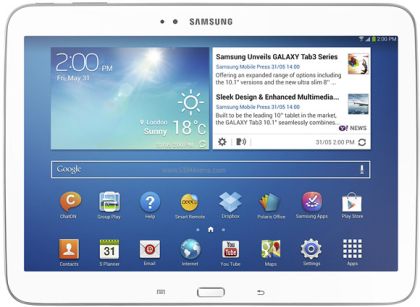 Samsung Galaxy Tab® 2 10.1 Student Edition, White